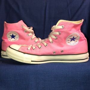 Vintage original Converse Chuck Taylor All Star Barbie Pink High Tops